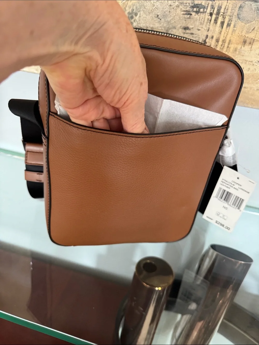 Michael Kors Unisex Leather Crossbody NWT